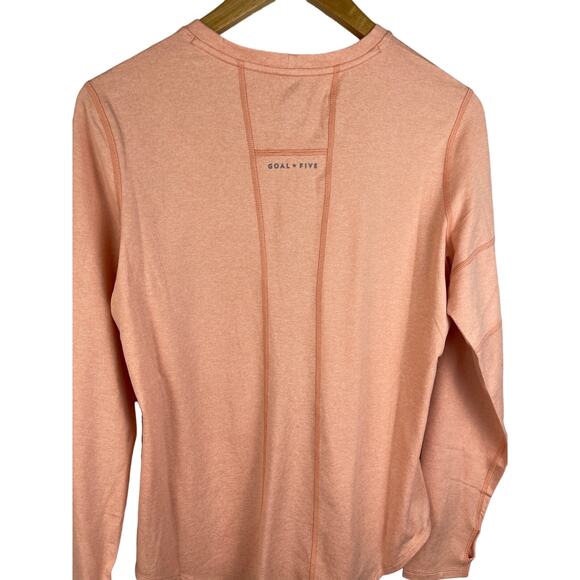 Goal‎ Five Luxe Faded Rose Foudy Women's Longsleeve Workout Top Size Medium - Picture 8 of 9